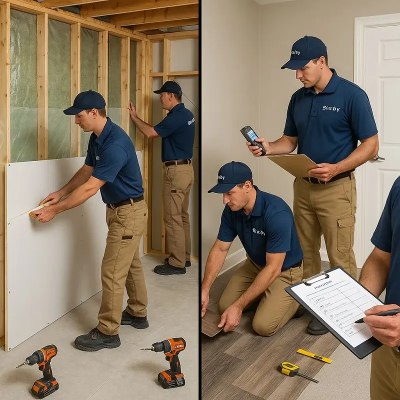 Repairs and Reconstruction process in Surry, ME